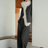 Mango blazer avola in grey