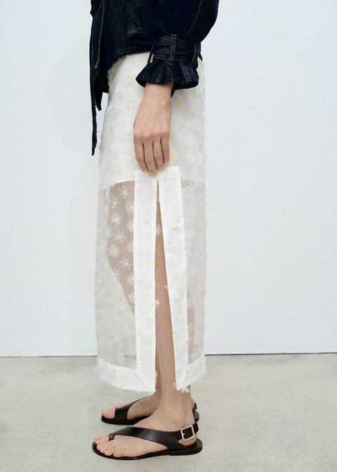Mango skirt dacy in off white