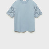 Mango t-shirt petunia in celestial