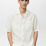 Mango shirt safi in white