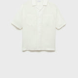 Mango shirt safi in white