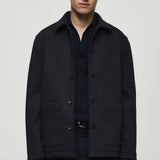 Mango sweatshirt creta in navy