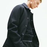 Mango sweatshirt creta in navy