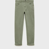 Mango trousers peru7 in khaki