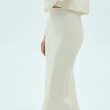 Mango skirt babuino in raw-unbleached