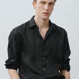 Mango shirt parrot in black