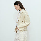 Mango skirt daisy in raw-unbleached
