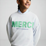 Mango sweatshirt merci in celestial