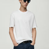 Mango t-shirt bellow in white