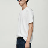 Mango t-shirt bellow in white