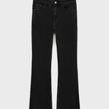 Mango jeans fiona in black denim