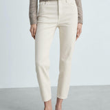 Mango jeans newmom in raw-unbleached
