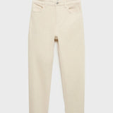 Mango jeans newmom in raw-unbleached
