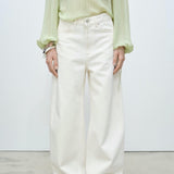 Mango jeans camilla in off white