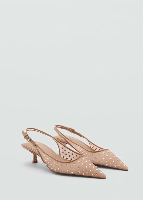 Mango shoes tachan in nude