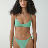 Mango bikini top salamina in turquoise