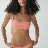 Mango bikini top riga in red