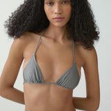 Mango bikini top lei in grey