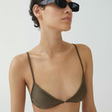 Mango bikini top mel in olive