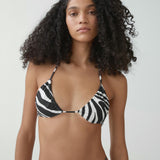 Mango bikini top mar in black
