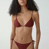 Mango bikini pantie paris in russet