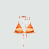 Mango bikini top posta in orange