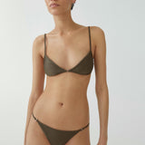 Mango bikini pantie mel in olive