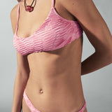 Mango bikini top saona in pink