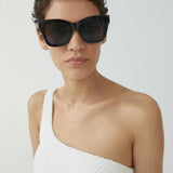 Mango swimsuit salada in white
