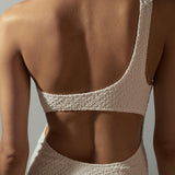 Mango swimsuit salada in white