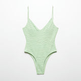 Mango swimsuit samos in turquoise
