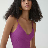Mango swimsuit samos in purple brown
