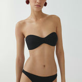 Mango bikini pantie pami in black