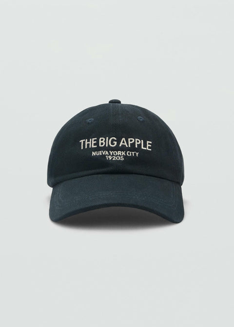 Mango cap graphic in navy