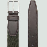 Mango belt newelast in khaki