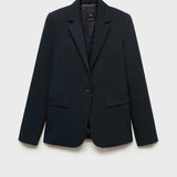 Mango blazer boreal in marine