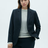 Mango blazer boreal in marine