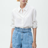 Mango shorts delia in medium denim