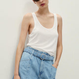 Mango shorts delia in medium denim