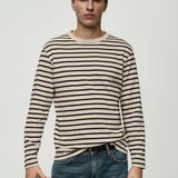 Mango t-shirt marinier in eggplant
