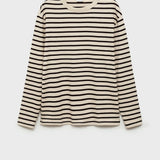 Mango t-shirt marinier in eggplant