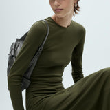 Mango dress basila in khaki
