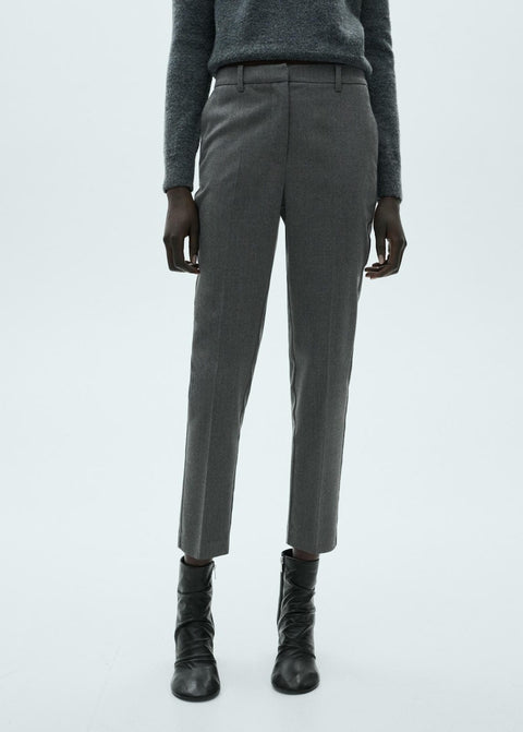 Mango trousers warm in grey