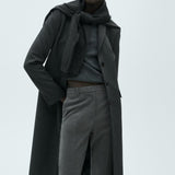 Mango trousers warm in grey