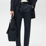 Mango trousers dublino in midnight blue