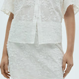 Mango skirt whitney in white