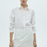 Mango skirt whitney in white