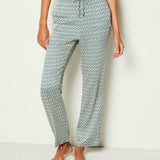 Etam bacco - pantalon spe in blue/green print