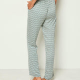 Etam bacco - pantalon spe in blue/green print