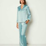 Etam balda - chemise ml in blue green